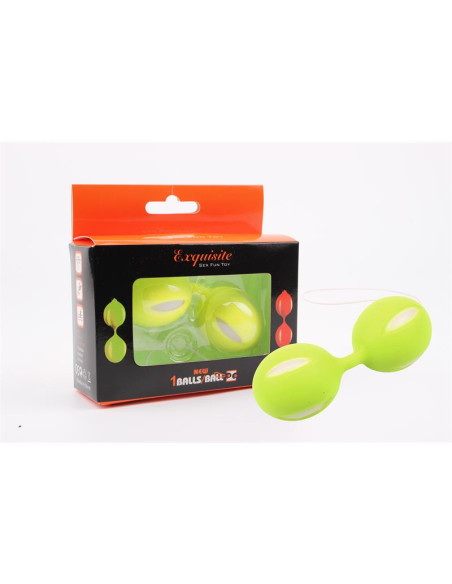 CHISA Ben Wa Balls 10,3 cm – kulki gejszy zielone