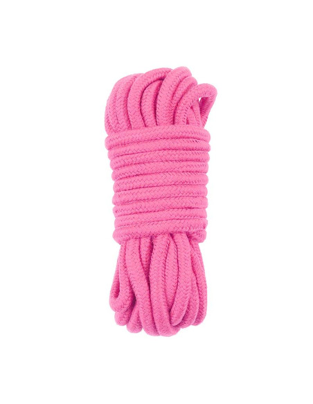 LOVETOY Bondage Rope Soft Pink — miękka lina 10 m