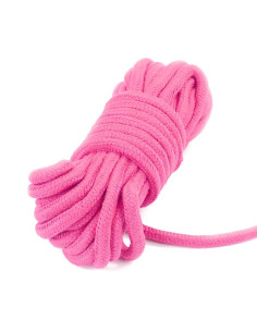 LOVETOY Bondage Rope Soft Pink — miękka lina 10 m 2