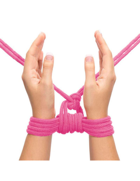 LOVETOY Bondage Rope Soft Pink — miękka lina 10 m