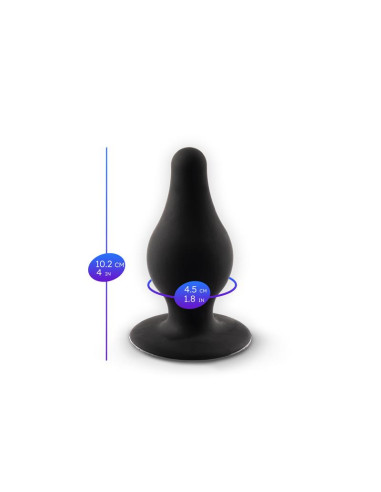 SilexD Butt Plug Model 2 L — korek analny z silikonu SILEXPAN