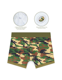LOVETOY Camo Strapon Shorts – bokserki strap-on unisex 2