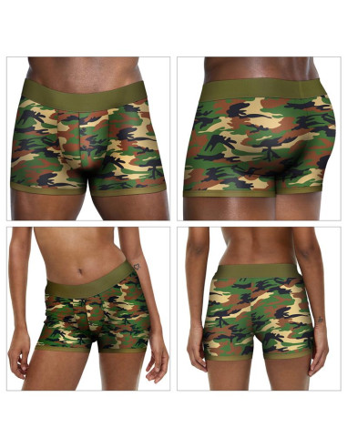 LOVETOY Camo Strapon Shorts – bokserki strap-on unisex