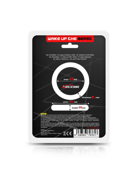 BEAST RINGS Solid Silicone — pierścień erekcyjny 4,2 cm