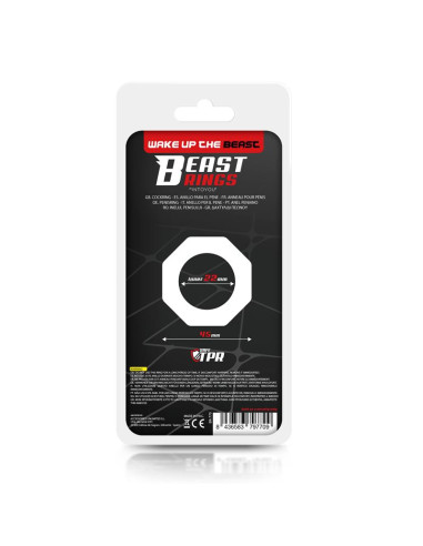 BEAST RINGS Super Flexible Polygonal — pierścień 2,2 cm