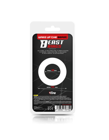 Beast Rings Super Flexible pierścień 1,9 cm przezroczysty