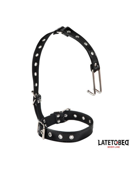 Latetobed Collar z haczykiem na nos – elegancki akcesorium BDSM