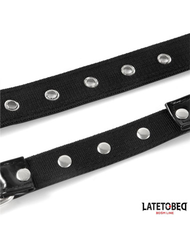 Latetobed Collar z haczykiem na nos – elegancki akcesorium BDSM