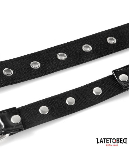 Latetobed Collar z haczykiem na nos – elegancki akcesorium BDSM