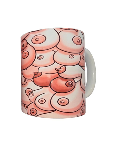 DIVERTY SEX Kubek ceramiczny Color Mug Breast 370 ml