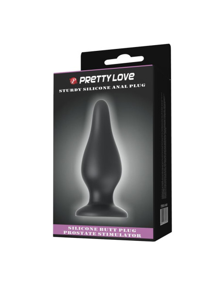 PrettyLove Conic — korek analny silikonowy z przyssawką