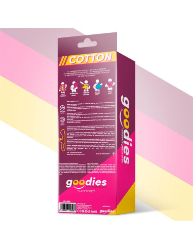 GOODIES Cotton – wibrator G-Spot z króliczkiem, silikonowy, USB
