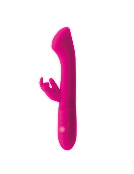 GOODIES Cotton – wibrator G-Spot z króliczkiem, silikonowy, USB