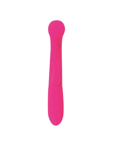 GOODIES Cotton – wibrator G-Spot z króliczkiem, silikonowy, USB