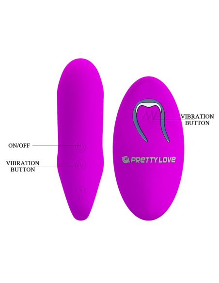 PrettyLove Couples Toy z pilotem — silikonowy wibrator dla par