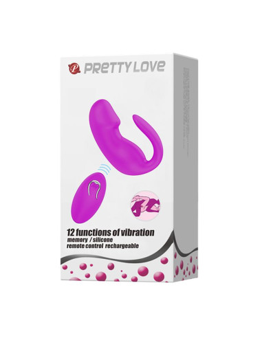PrettyLove Couples Toy z pilotem — silikonowy wibrator dla par