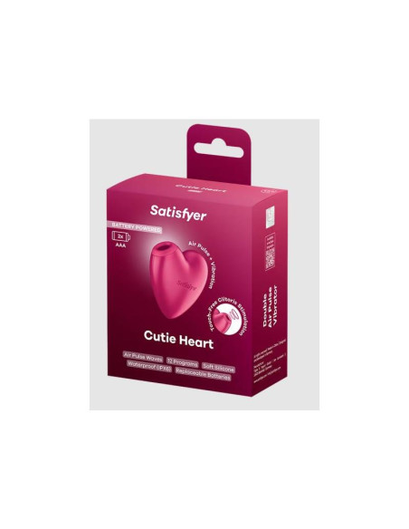 Satisfyer Cutie Heart — stymulator ssący do łechtaczki