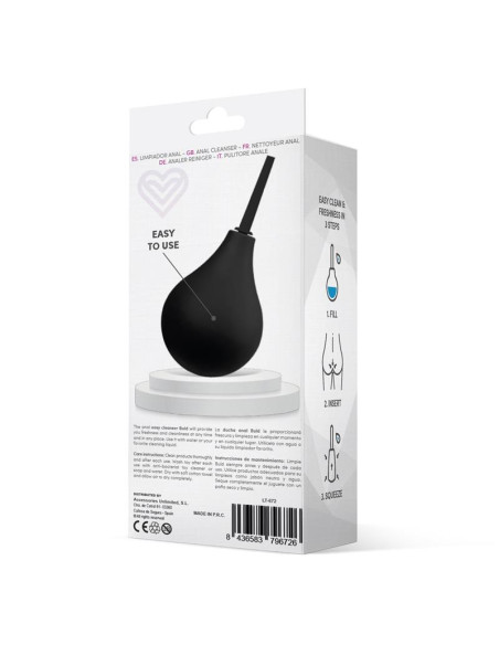 Darkbuld Easy Cleanser Black — prysznic analny LATETOBED