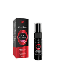 INTT Deep Throat Spray truskawkowy 12 ml — dyskretny spray do ust