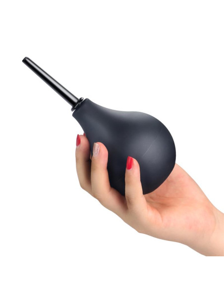 LOVETOY Deluxe Anal Douche Black – elegancka gruszka analna