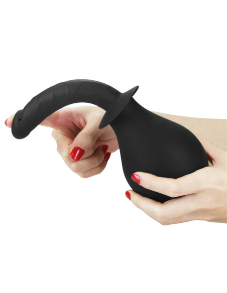 Lovetoy Deluxe Anal Douche Black – gruszka analna