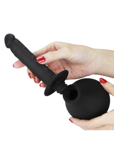 Lovetoy Deluxe Anal Douche Black – gruszka analna