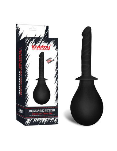 Lovetoy Deluxe Anal Douche Black – gruszka analna