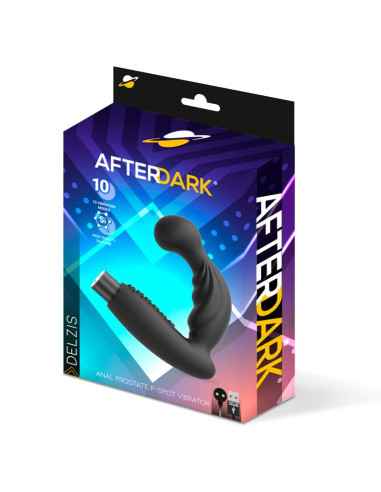 Afterdark Delzis — wibrator prostaty P-Spot z silikonu