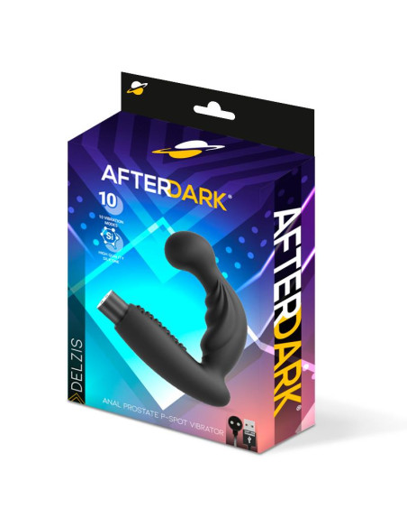 Afterdark Delzis — wibrator prostaty P-Spot z silikonu