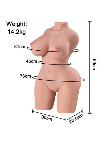 XISE Dennehy Torso z funkcją wsuwania i aplikacją
