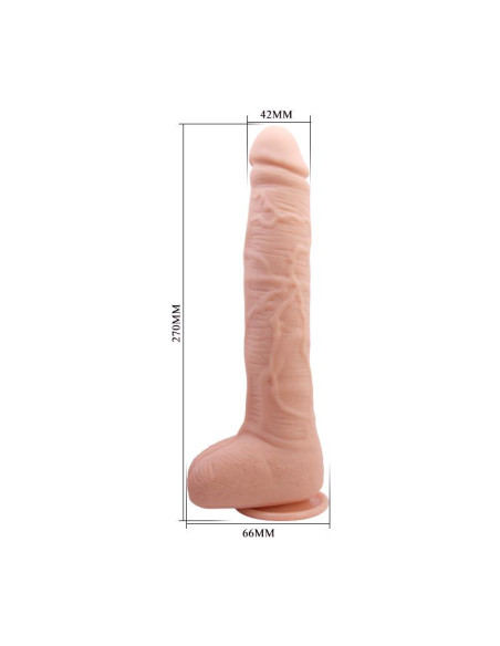 Baile realistyczne dildo z przyssawką 27 cm – Flesh