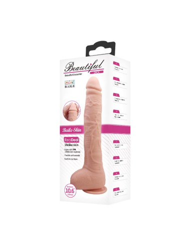 Baile realistyczne dildo z przyssawką 27 cm – Flesh