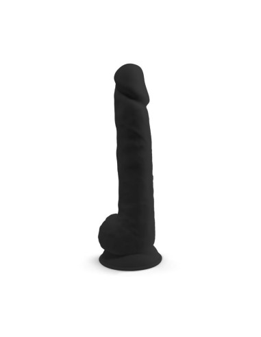 SilexD Dildo Dual Density Model 1 – realistyczne, czarne