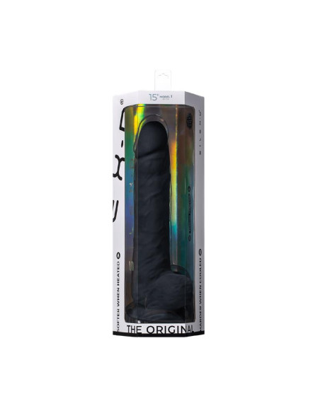 SilexD Dildo Dual Density Model 1 – realistyczne, czarne