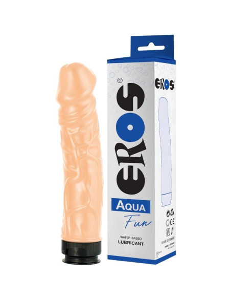 EROS Dildo Fun z Aquaglide 300 ml — eleganckie, realistyczne