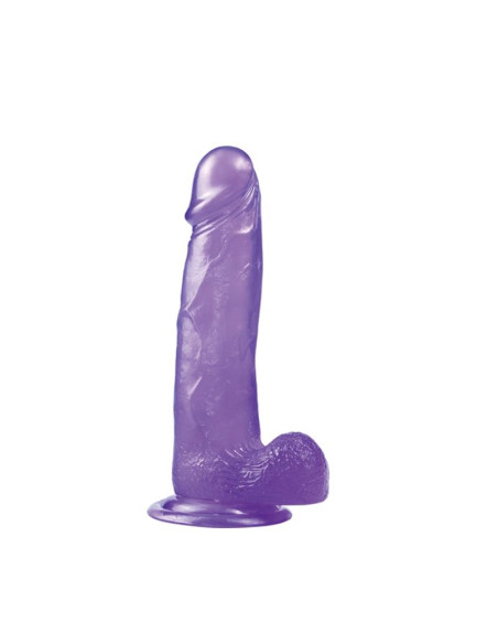 LOVETOY Dildo Jelly Studs 8 – fioletowe 20 cm