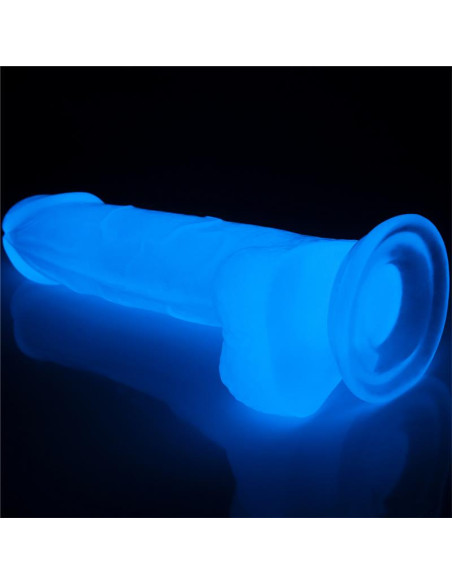 Lovetoy Lumino 7.5 — realistyczne dildo z niebieskim połyskiem