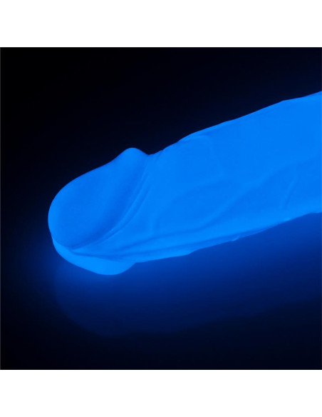 Lovetoy Lumino 7.5 — realistyczne dildo z niebieskim połyskiem