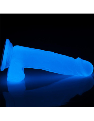Lovetoy Lumino 7.5 — realistyczne dildo z niebieskim połyskiem