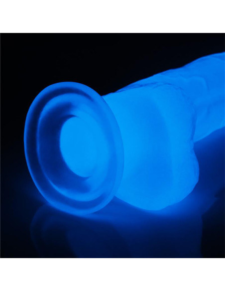 Lovetoy Lumino 7.5 — realistyczne dildo z niebieskim połyskiem