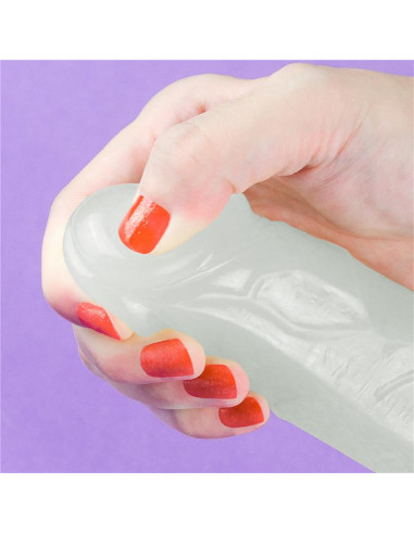 Lovetoy Lumino 7.5 — realistyczne dildo z niebieskim połyskiem
