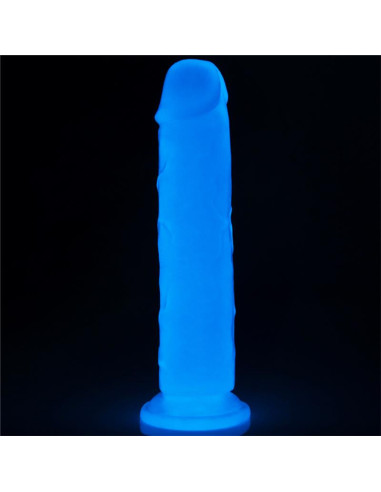 Lovetoy Lumino 8 Blue Light — eleganckie dildo z podświetleniem