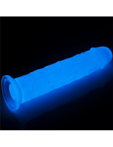 Lovetoy Lumino 8 Blue Light — eleganckie dildo z podświetleniem
