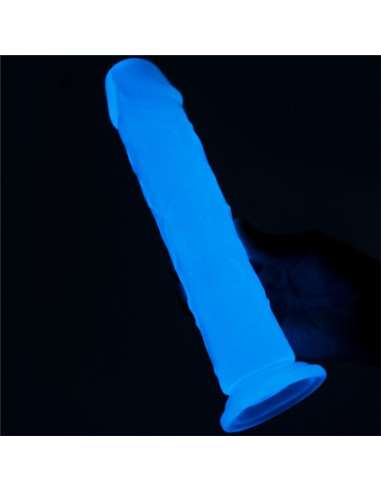 Lovetoy Lumino 8 Blue Light — eleganckie dildo z podświetleniem