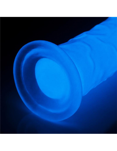 Lovetoy Lumino 8 Blue Light — eleganckie dildo z podświetleniem