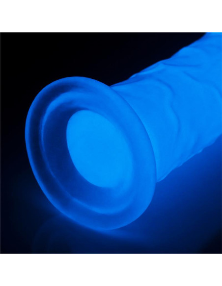 Lovetoy Lumino 8 Blue Light — eleganckie dildo z podświetleniem