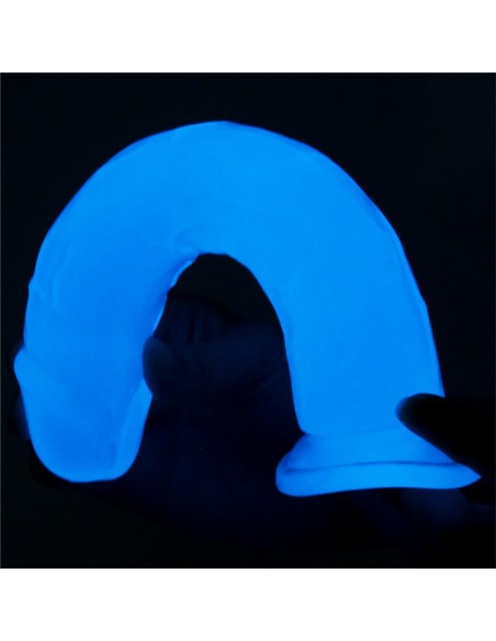 Lovetoy Lumino 8 Blue Light — eleganckie dildo z podświetleniem