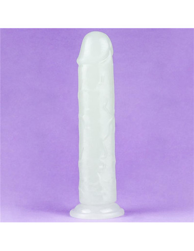 Lovetoy Lumino 8 Blue Light — eleganckie dildo z podświetleniem