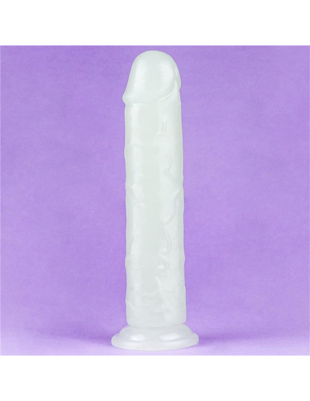 Lovetoy Lumino 8 Blue Light — eleganckie dildo z podświetleniem