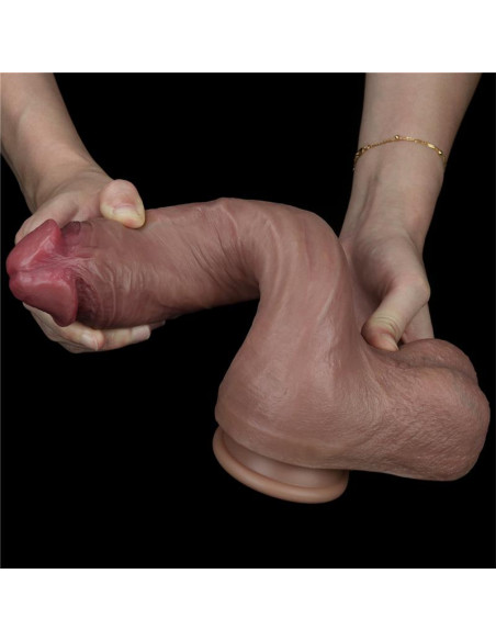 LoveToy Dildo Nature 10.5 Dual Layer – realistyczne dildo premium